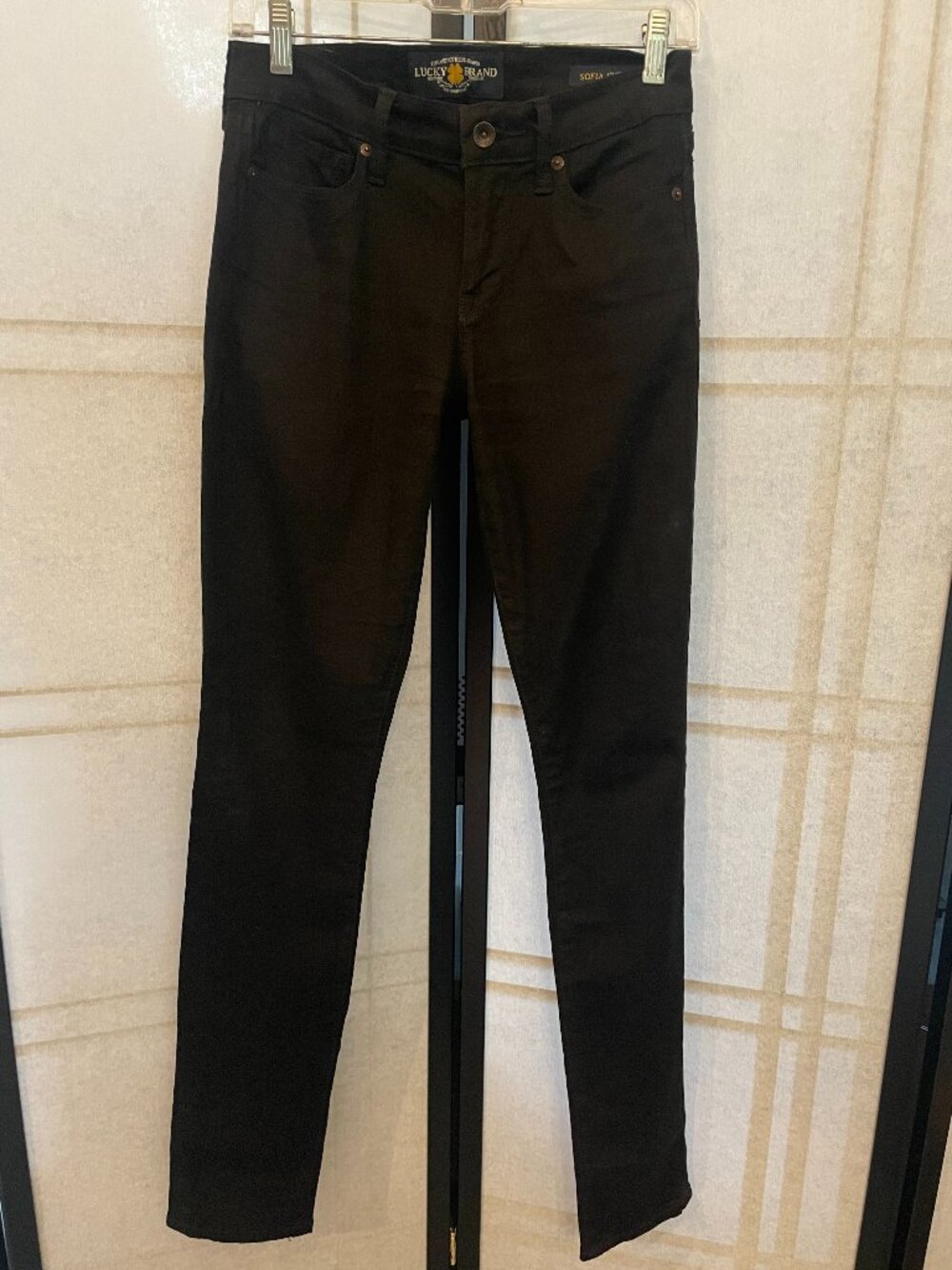 Lucky Brand Sofia Skinny Black Jeans